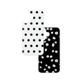 Miniatyrbillede 4 af 8: Print Pack iPhone 16 Ecru Noir Black