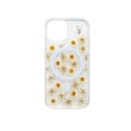 Miniatyrbild 1 av 6: Clear Case MagSafe iPhone 13 / 14 / 15 / 16e Daisy Bloom Transparent