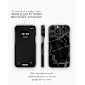 Pikkukuva 6 / 7: Printed Case MagSafe iPhone 14 Pro Max Black Thunder Marble