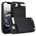 Compatible Case for iPhone 16e TPU + PU Leather Hardware Decor Phone Cover with Card Holder