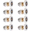 Shower Door Roller, Sliding Door Wheel, Shower Enclosure Rollers, Replacement Wheel for Roller with 27mm Wheel Diameter, 8 Pieces