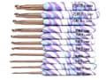 N128 - Set of 11 ergonomic crochet hooks with stylish handle