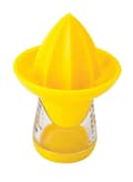 Citron- och limepress och rivare, gul, plast