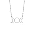 Månhalsband, present, silver