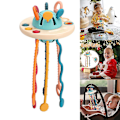 Miniatyrbillede 1 af 5: Baby Silikone Ufo Træk String Finger Trækker Sjove Sanselegetøj Gaver