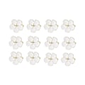 Miniatyrbilde 2 av 5: Serviettringer, 12 stk. Blomsterserviettringholdere Middagsbordringer Elegant Ornament Borddekking