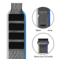 Miniatyrbilde 3 av 5: For Garmin Tactix 7 Pro/Fenix 7X/Fenix 6X Pro 26mm Nylon Watch Band Trail Loop Wrist Strap Yellow