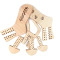 Miniatyrbild 6 av 8: st/ set trästrumpa Blocker Bårar Sock Display Hand K C