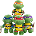Pikkukuva 2 / 5: 25 cm Teinage Mutant Ninja Turtles Tmnt Leo Raph Pehmeä täytetty pehmolelu Orange