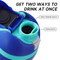 Miniatyrbilde 2 av 2: Reservedel kompatibel med Owala Freesip, One-Touch vannflaske topplokk for Owala kopp, BPA-fri, lekkasjesikker Blue