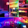 Miniatyrbild 4 av 5: Ny Rgb LED Color Smart Changing Light Bulb Remote E12/e14/e26/e27/b22 inomhus E26