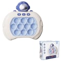 Pikkukuva 1 / 5: Pop Push It -peliohjain Bubble Sensory Fidget Toy Electronic Whack Console Light Blue  White