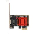 Pcie Ethernet-kort PCI Express X 1 Stöd PXE 10/100/1000Mbps RJ45 LAN Full/Half Duplex
