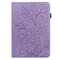 Miniatyrbillede 2 af 5: Til Lenovo Tab P11 Gen 2 prægning Dropsikkert tabletcover PU læder pungetui med stativ Purple