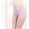 Miniatyrbild 4 av 5: Seamless Slip Shorts För Dam Under Klänning - Spets Lår Trosor Säkerhetsshorts Under Kjol Black XL 60kg-80kg