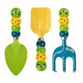 Miniatyrbild 1 av 4: 3-delad Beach Seaside Gräva Mussla Shell Caterpillar Planteringsverktyg Plantering Grönsaksträdgård Spade Trädgårdsarbete Set