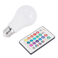Miniatyrbild 1 av 5: E27 Smart kontrolllampa Led Rgb-ljus Dimbar 7w Rgbw LED-lampa Färgglad växlande lampa Led Lampada R White