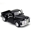 Pikkukuva 1 / 8: 1kpl Pick Up Truck, musta- 1/32 mittakaavassa Diecast malli Leluauto Vintage automalli Retro vintage automalli Lelu metalliseos automalli kodin sisustus Black