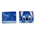 Pikkukuva 2 / 2: Lilo ja Stitch PU-nahkainen lompakko lapsille, pojille ja tytöille, lyhyt, kaksinkertainen lompakko, korttikotelo, kolikkopussi, lahja B