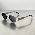 Miniatyrbillede 1 af 5: Damer Retro Arc de Triomphe Solbriller Silver Black