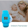 Miniatyrbild 2 av 5: Lcd Bluetooth Barn Termometer för Barn, Digital Febertermometer Används Med Mobil App Barn Bär Smart Bluetooth Kroppstemperatur Övervakning Armband