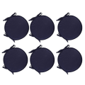 Miniatyrbillede 5 af 5: Hynder Patio Hjem Indendørs/udendørs Stolepuder Ro Sæde Fortykket Spisestue Stol Pude Ro Taburet Light Grey 4PCS