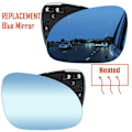 Miniatyrbillede 4 af 4: 2 stk. Bil opvarmet sidespejl glas til Golf 5 Mk5 B6 2006-2009 3c0857521 3c0857522