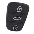 Miniatyrbild 5 av 5: Ersättning 3-knappar Universal Car Auto Remote Key Shell Case för Hyunori Black