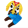 Miniatyrbild 1 av 2: Bomulls pyjamas för pojkar, långärmad, tecknat set för barn, baby hemmakläder Spiderman Captain America 54 100cm