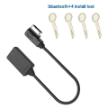 Pikkukuva 4 / 5: Mmi Mdi Langaton Aux Bluetooth sovitinkaapeli Ääni Musiikki Automaattinen Bluetooth A3 A4 B8 B6 Q5 A5 A7 R Black