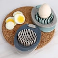 Miniatyrbild 1 av 5: Äggskärare i rostfritt stål, diskmaskinssäker manuell äggskärare (2-pack)