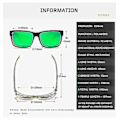 Miniatyrbilde 2 av 2: Kdeam Mirror Polarized Solbriller Uv400 reisesolbriller White