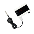 Miniatyrbild 3 av 5: WiFi-temperatursensor Tuya termometerdetektor digital display hemapp smart life app-varning frysvattenlarm EU-kontakt As Shown