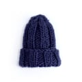 Miniatyrbild 1 av 11: Stickad mössa för kvinnor, vinter, enfärgad, enkel, tjock, utrikeshandel, varm, öronvärmare, mössa, safi blå Sapphire Blue Average size