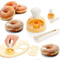 Miniatyrbild 1 av 4: 2-pack Donut-utskärare Set 3 tum kakform Rund för bakning Donutform Plast Dopp Pli