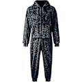 Miniatyrbillede 4 af 4: Mænds En-delt Flanel Pyjamas Fuzzy Fleece Flanel Onesies Nattøj Letvægts Plus Størrelse Varmt Vinter Jumpsuit Pjs11 Grey S