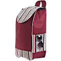 Miniatyrbillede 1 af 5: Indkøbsposer, Bærbar Foldbar Erstatningspose Vandafvisende 40l Oxford Canvas Indkøbsvogn Reservepose, Genanvendelig Reservepose, 32 * 20 * 56cm (Rød