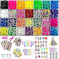 Miniatyrbild 1 av 5: 12000+ färgglada loom bands , julklappsgummiband för