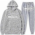 Miniatyrbilde 1 av 4: Corteiz Herre Y2k Joggedress, 2-delt Lett Høst Treningsdress_x67 Grey M