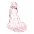 Pikkukuva 4 / 8: Goottilainen Huppupuku Morsiuspuku Cosplay Halloween Rosa 4XG
