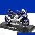 Miniatyrbilde 1 av 5: Skala 1:12 Yamaha Yzf-r1 Alloy Scooter Sport Sykkel Diecasts Barneleker Motorsykkel Kjøretøy Racing Modell Bilkopier Gave til gutter Blue