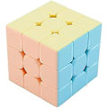 Miniatyrbilde 2 av 5: Macoron 3x3x3 Speed Cube, Rosa Overflate Profesjonell Glatt Magisk Terning, Klistremerkefri Frosted Holdbar 3D Puslespill Leker