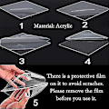 Miniatyrbilde 4 av 5: 2-pack Ball Holder Display Stativ, Akryl Veggmontert Ball Hanger Oppbevaringsstativ