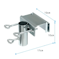 Miniatyrbillede 1 af 4: Justerbar Parasolholder - Rektangulær - Til Balkon & Terrasse