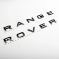 Pikkukuva 1 / 5: 3d Abs Logo Range Rover Kirjaimet Embleemi Tarra Auton Etu Maski Merkki Range Rover Sport Evoque L322 L320 L406 P38 Tarvikkeet Glossy Black RR