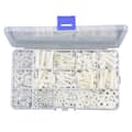 420-Piece Plastic Screws Bolts Nuts Washers Assortment Kit