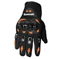 Pikkukuva 3 / 5: Uudet 1 pari Kawasaki Täysikätiset Moottoripyöräkäsineet Motocross Luvas Guantes Moto Racing Suojavarusteet Käsine XL Red