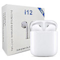 Pikkukuva 2 / 2: I12 Valkoiset langattomat kuulokkeet Bluetooth 5.0:lla