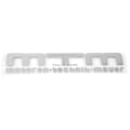 Miniatyrbillede 2 af 4: Nyeste 3d bil bagagerum Nikkellegering Badge Emblem Sticker Tilbehør Klæbende Bil Styling Badge Decal Til Mtm Motoren Technik Mayer