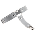 Miniatyrbild 1 av 10: 2 st Kvinnors Strumpband Elastiskt Hjärta PU-Läder Benstrumpband silver